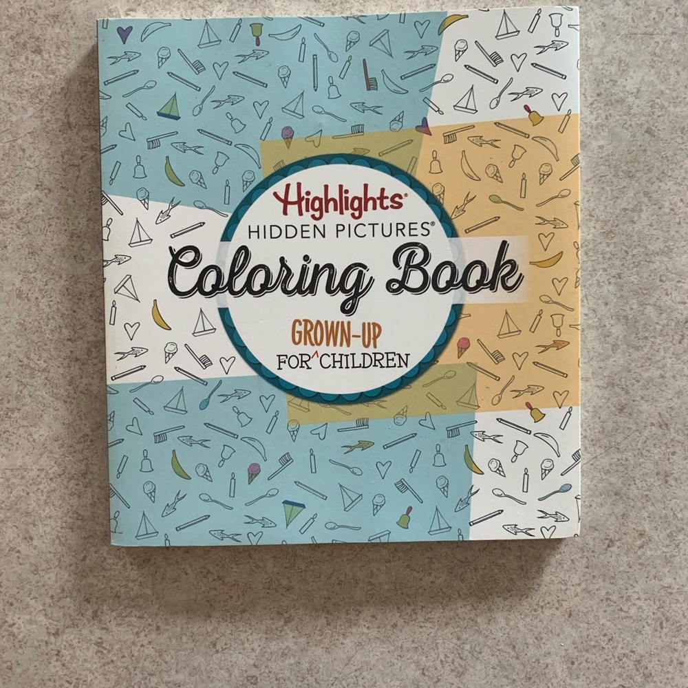 NEW!! Highlights hidden pictures coloring book
